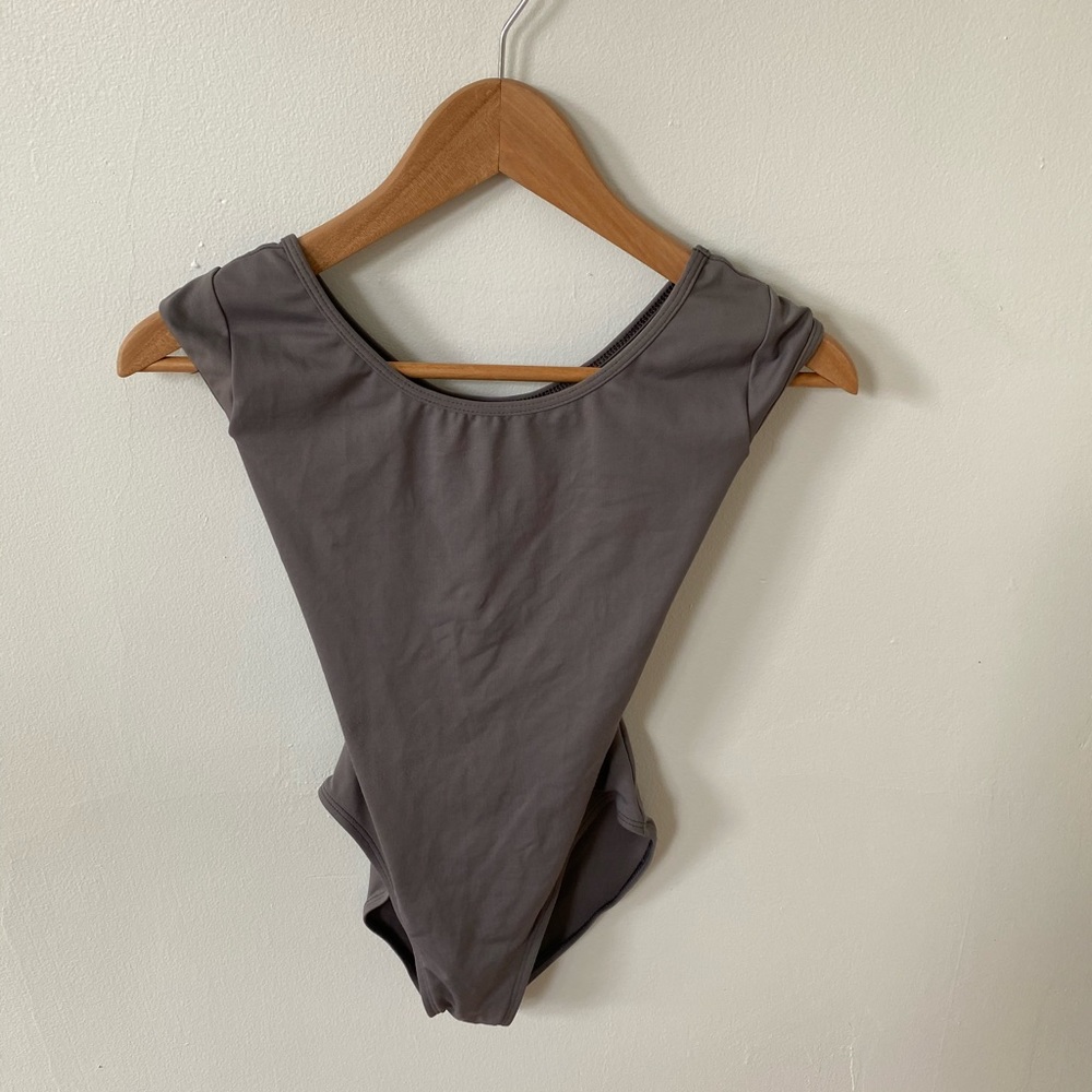 Grey leotard
